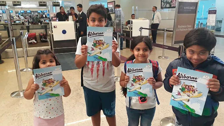 Î‘Ï€Î¿Ï„Î­Î»ÎµÏƒÎ¼Î± ÎµÎ¹ÎºÏŒÎ½Î±Ï‚ Î³Î¹Î± Vistara brings a first-of-its kind comic book to educate young travellers